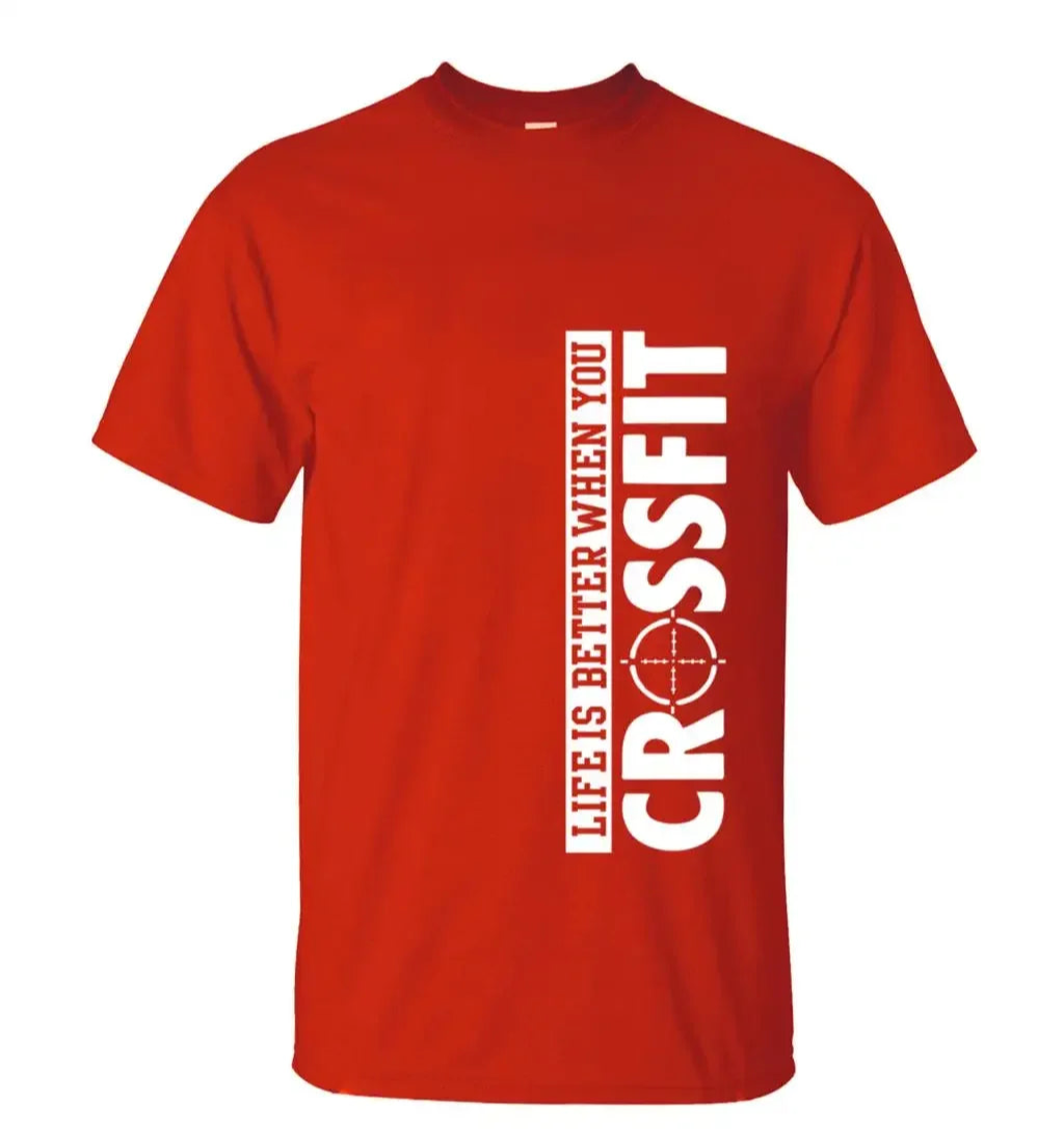 T-shirt Crossfit “Life Is Better When You” | PERSEVERAGE