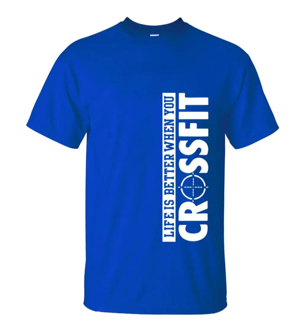 T-shirt Crossfit “Life Is Better When You” | PERSEVERAGE