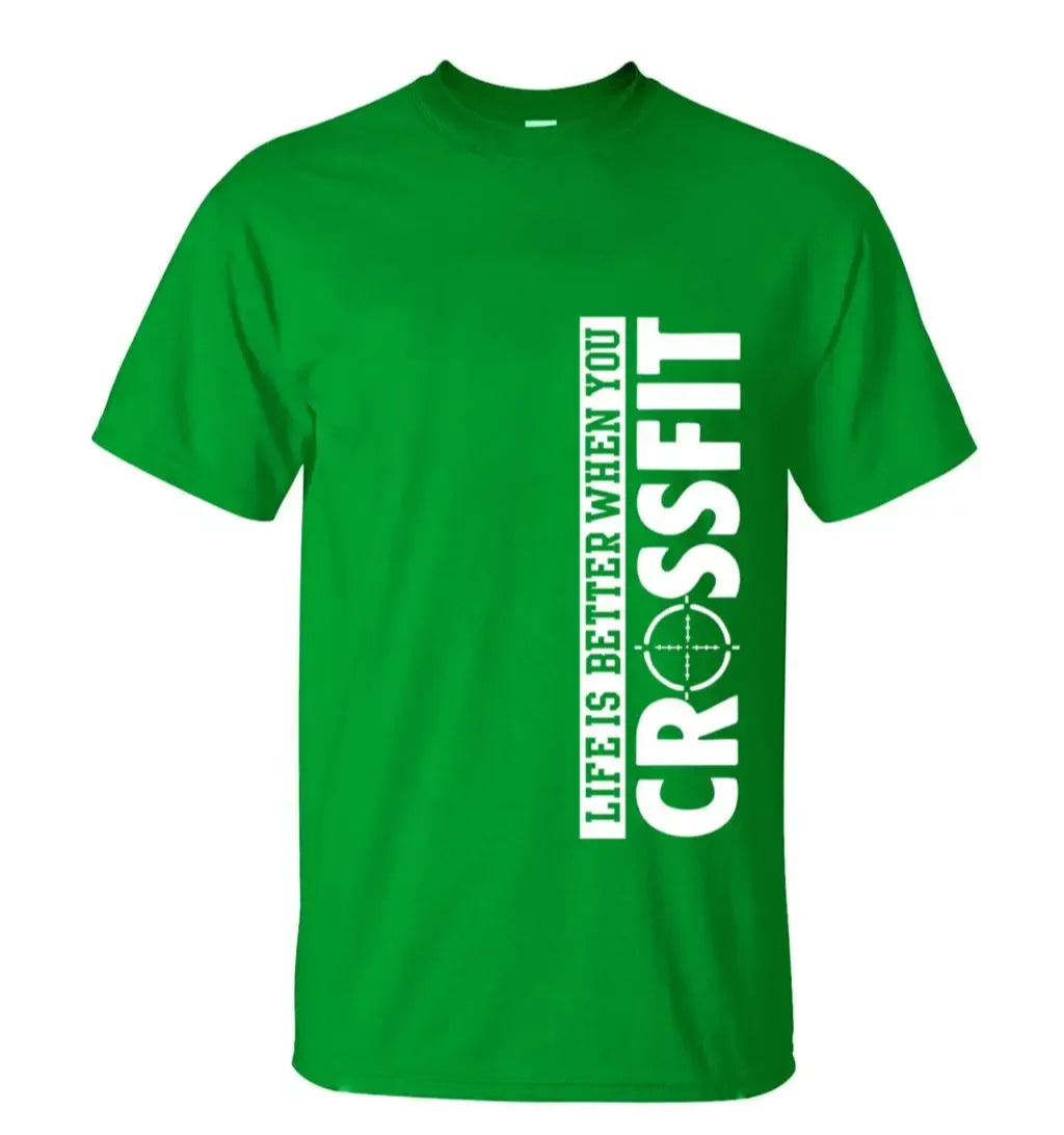 T-shirt Crossfit “Life Is Better When You” | PERSEVERAGE