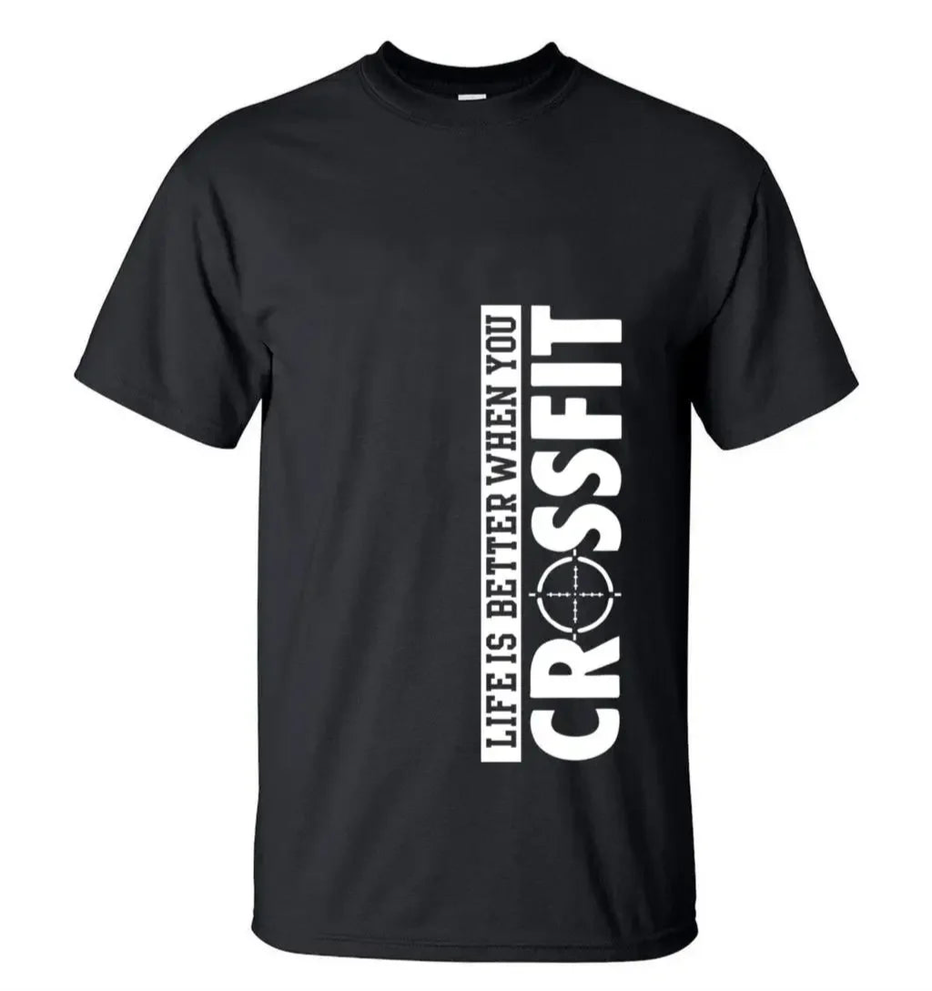 T-shirt Crossfit “Life Is Better When You” | PERSEVERAGE