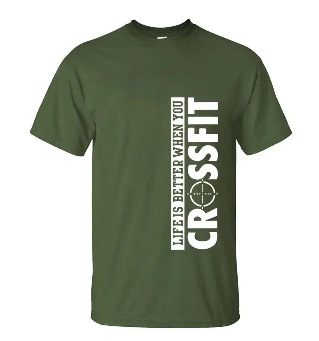 T-shirt Crossfit “Life Is Better When You” | PERSEVERAGE